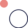 Orange-Circle-Blue-Outline-Circle